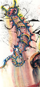 Salvador Dali, Advice From A Caterpillar (Field 69-5, A-M), Alice'S Adventures In Wonderland,