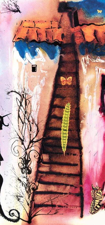 Salvador Dali, The Rabbit Sends In A Little Bill (Field 69-5, A-M), Alice'S Adventures In