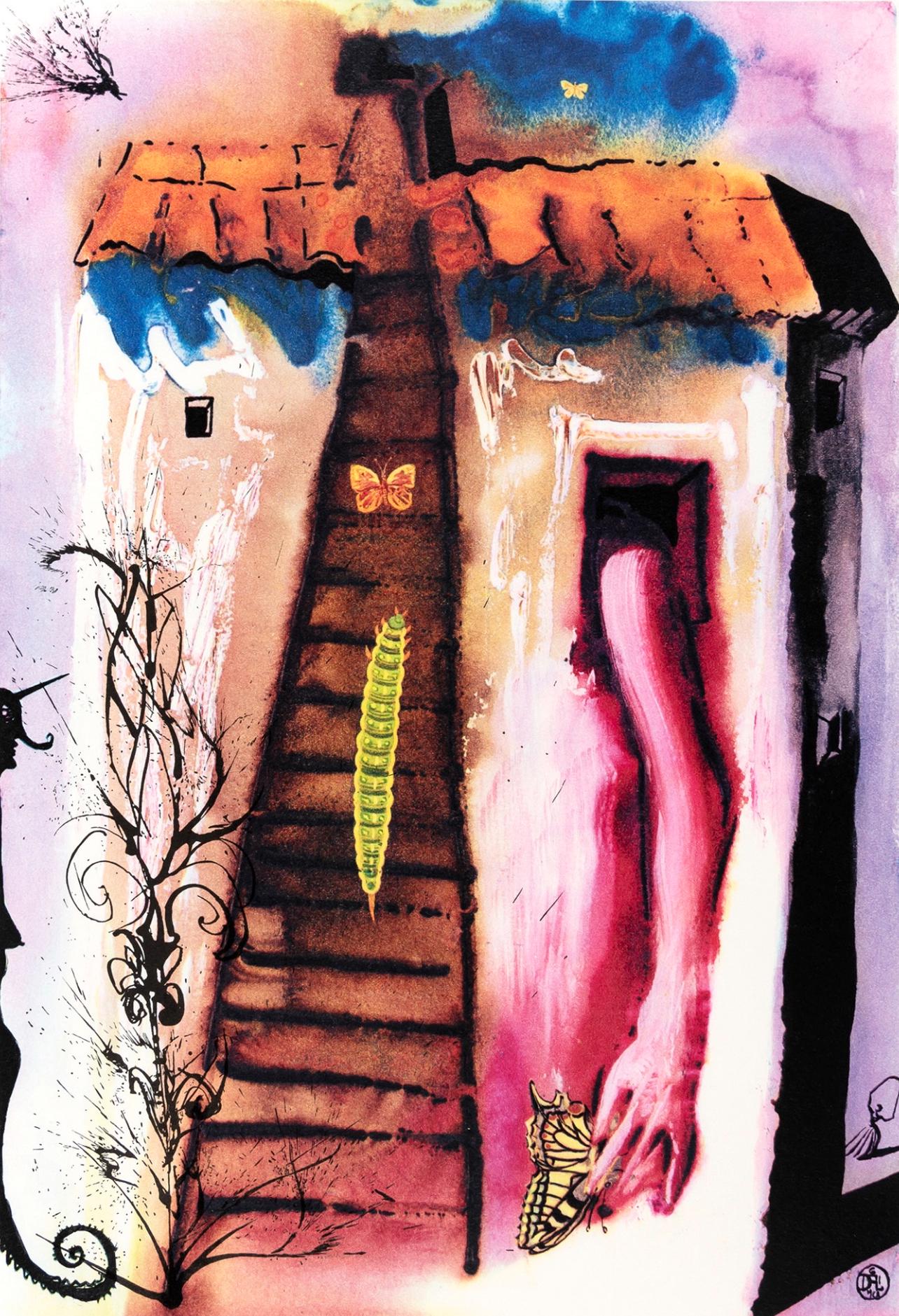 Salvador Dali, The Rabbit Sends In A Little Bill (Field 69-5, A-M), Alice'S Adventures In