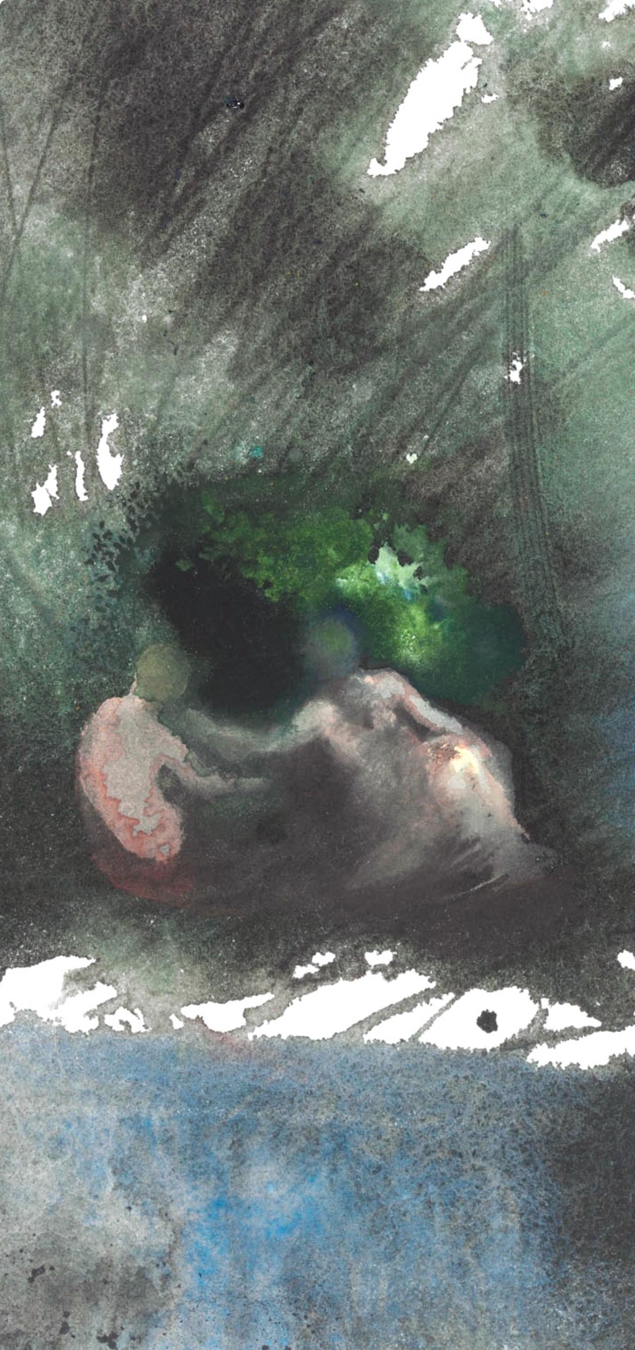 Salvador Dali, Composition (Michler/Lpsinger 1600; Field 69-3), Biblia Sacra, Lithograph