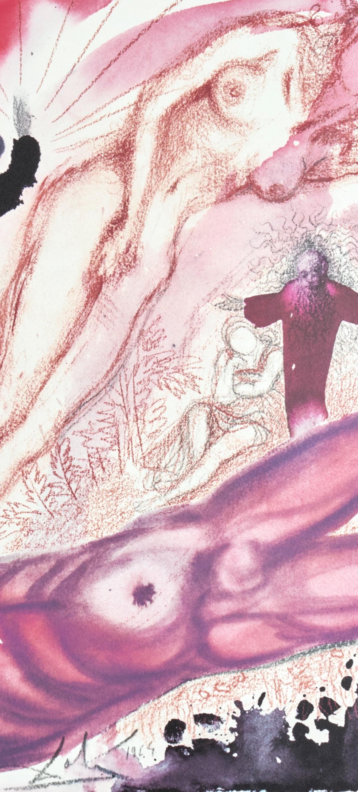 Salvador Dali, Composition (Michler/Lpsinger 1600; Field 69-3), Biblia Sacra, Lithograph
