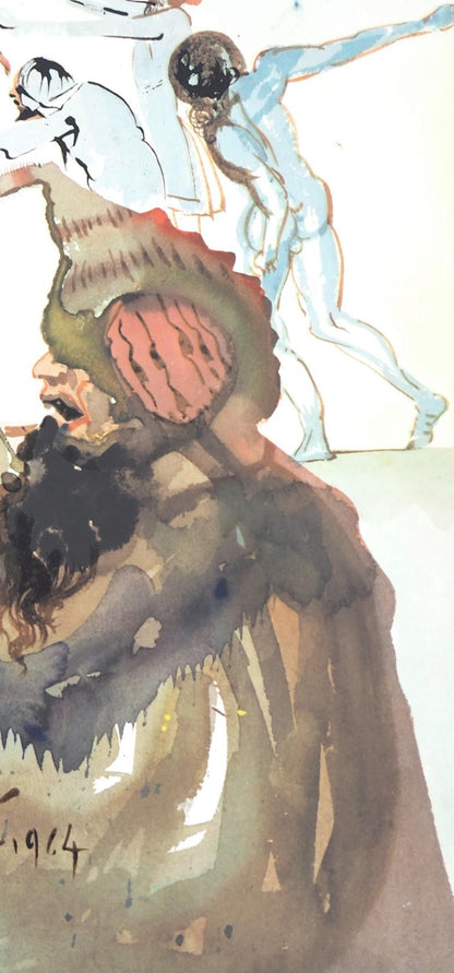 Salvador Dali, Composition (Michler/Lpsinger 1600; Field 69-3), Biblia Sacra, Lithograph