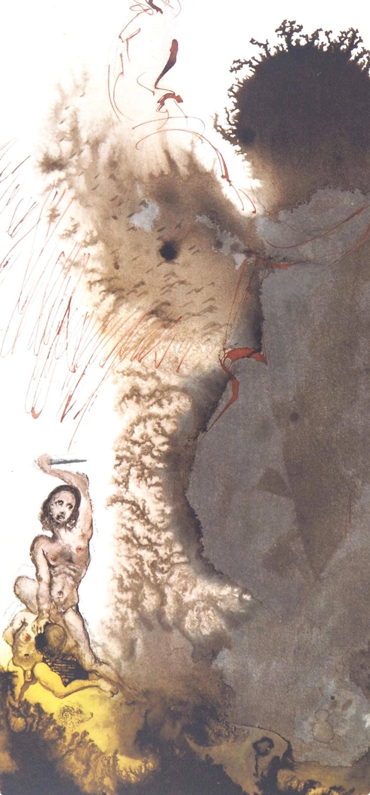 Salvador Dali, Composition (Michler/Lpsinger 1600; Field 69-3), Biblia Sacra, Lithograph