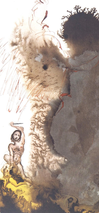 Salvador Dali, Composition (Michler/Lpsinger 1600; Field 69-3), Biblia Sacra, Lithograph