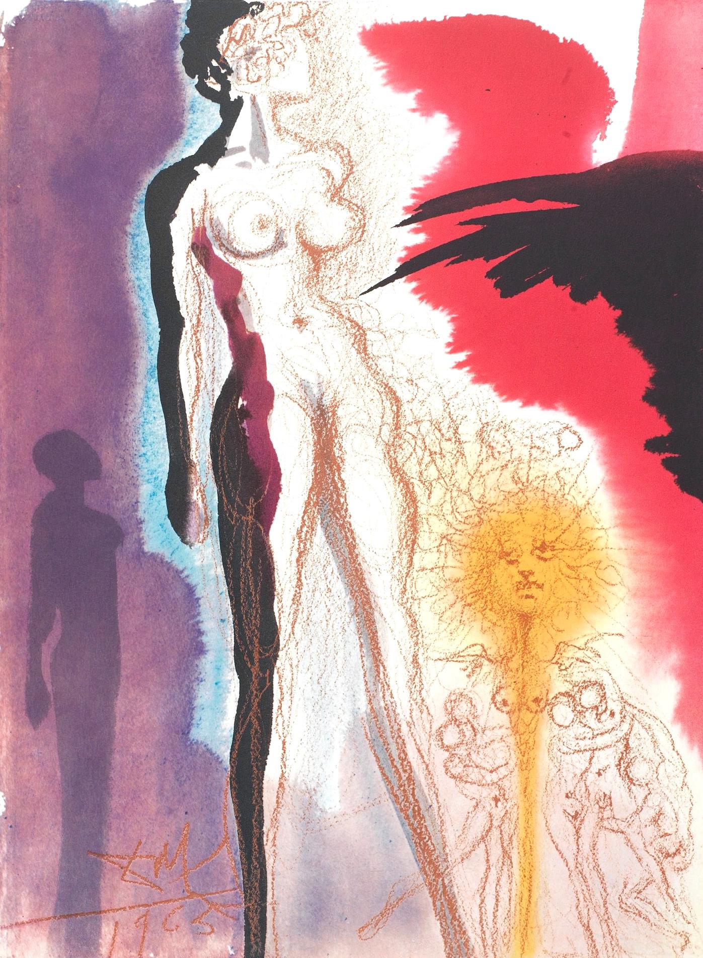 Salvador Dali, Composition (Michler/Lpsinger 1600; Field 69-3), Biblia Sacra, Lithograph