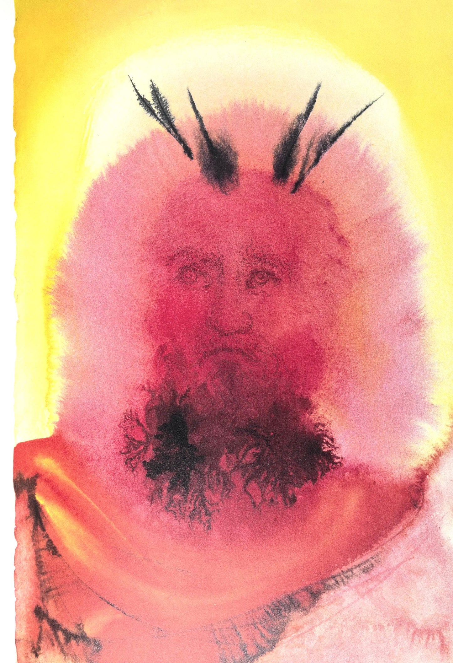 Salvador Dali, Composition (Michler/Lpsinger 1600; Field 69-3), Biblia Sacra, Lithograph