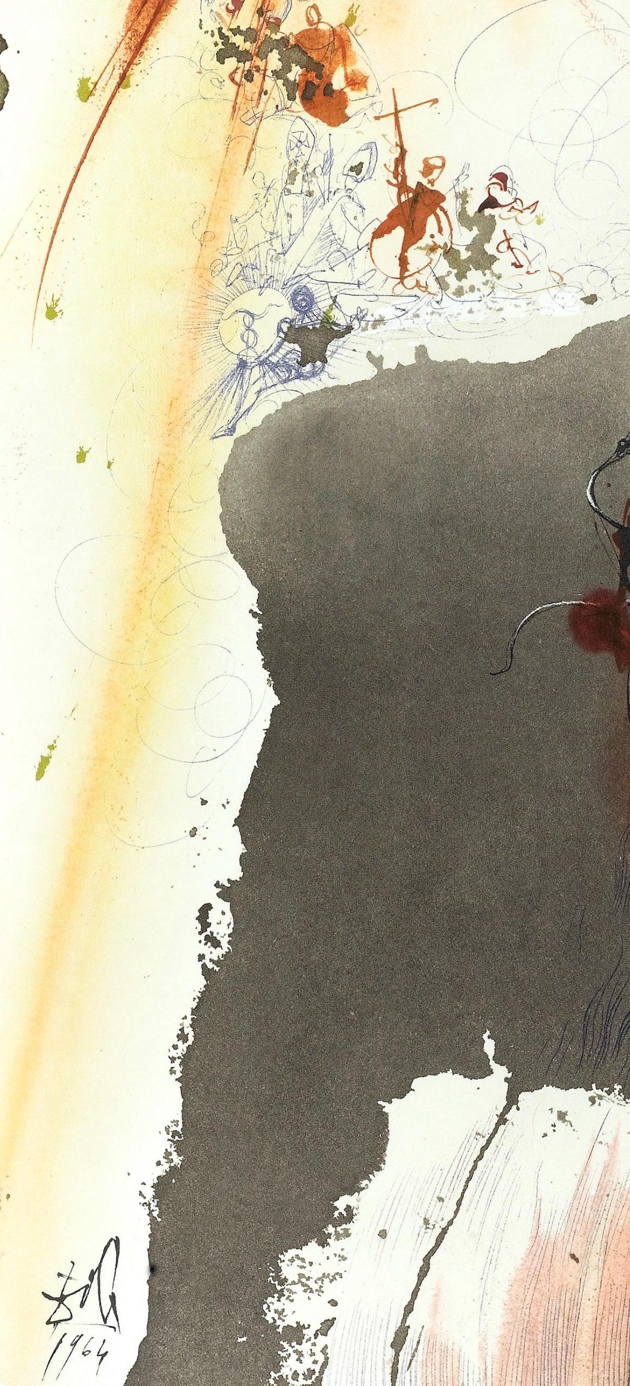 Salvador Dali, Composition (Michler/Lpsinger 1600; Field 69-3), Biblia Sacra, Lithograph