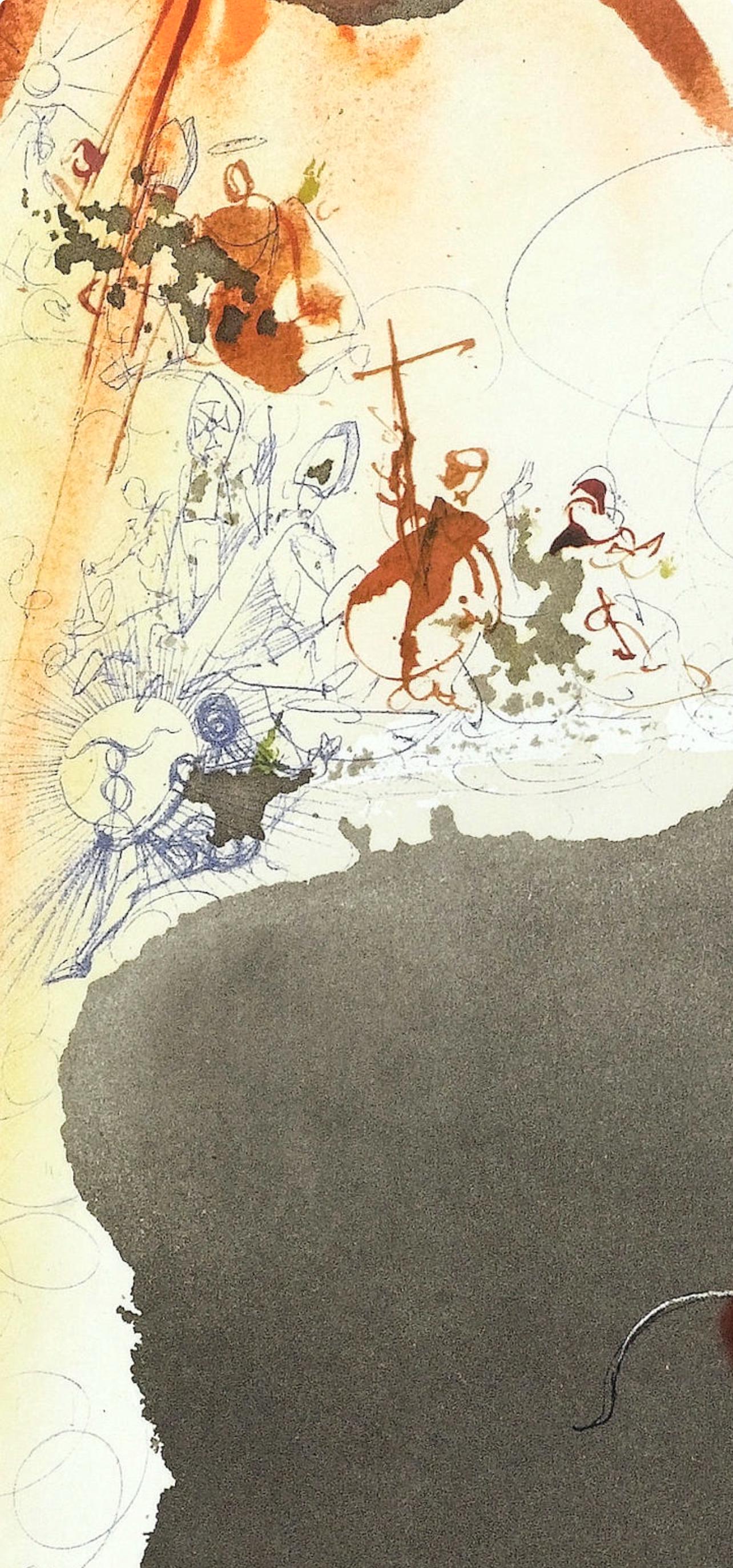 Salvador Dali, Composition (Michler/Lpsinger 1600; Field 69-3), Biblia Sacra, Lithograph