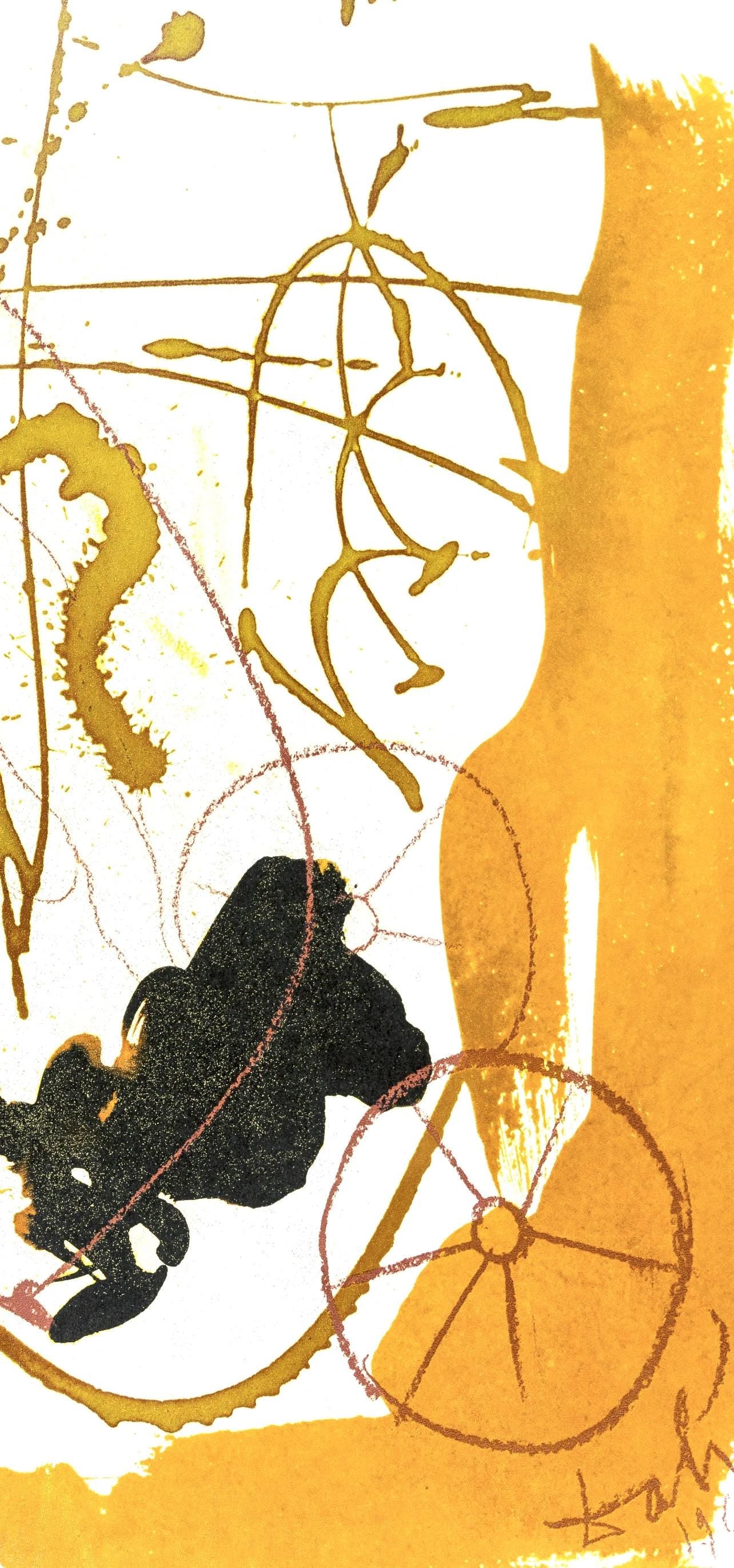 Salvador Dali, Composition (Michler/Lpsinger 1600; Field 69-3), Biblia Sacra, Lithograph