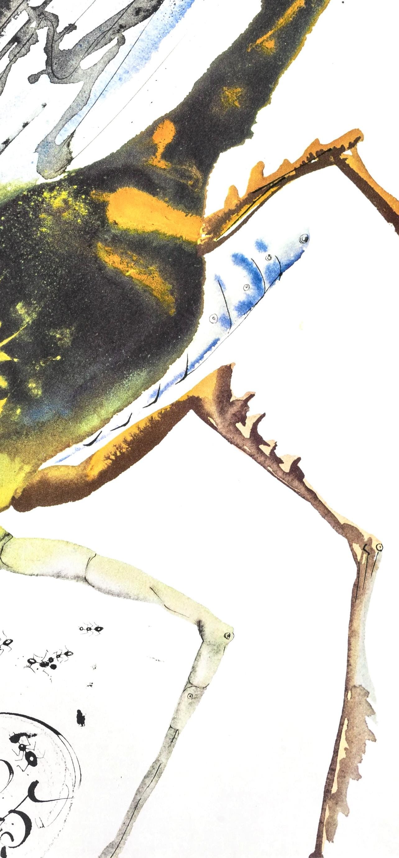 Salvador Dali, Composition (Michler/Lpsinger 1600; Field 69-3), Biblia Sacra, Lithograph