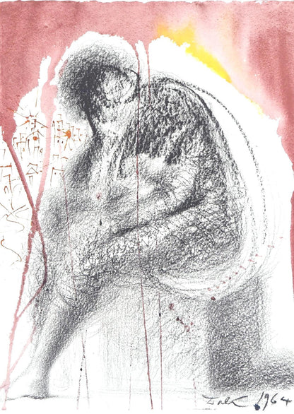 Salvador Dali, Composition (Michler/Lpsinger 1600; Field 69-3), Biblia Sacra, Lithograph