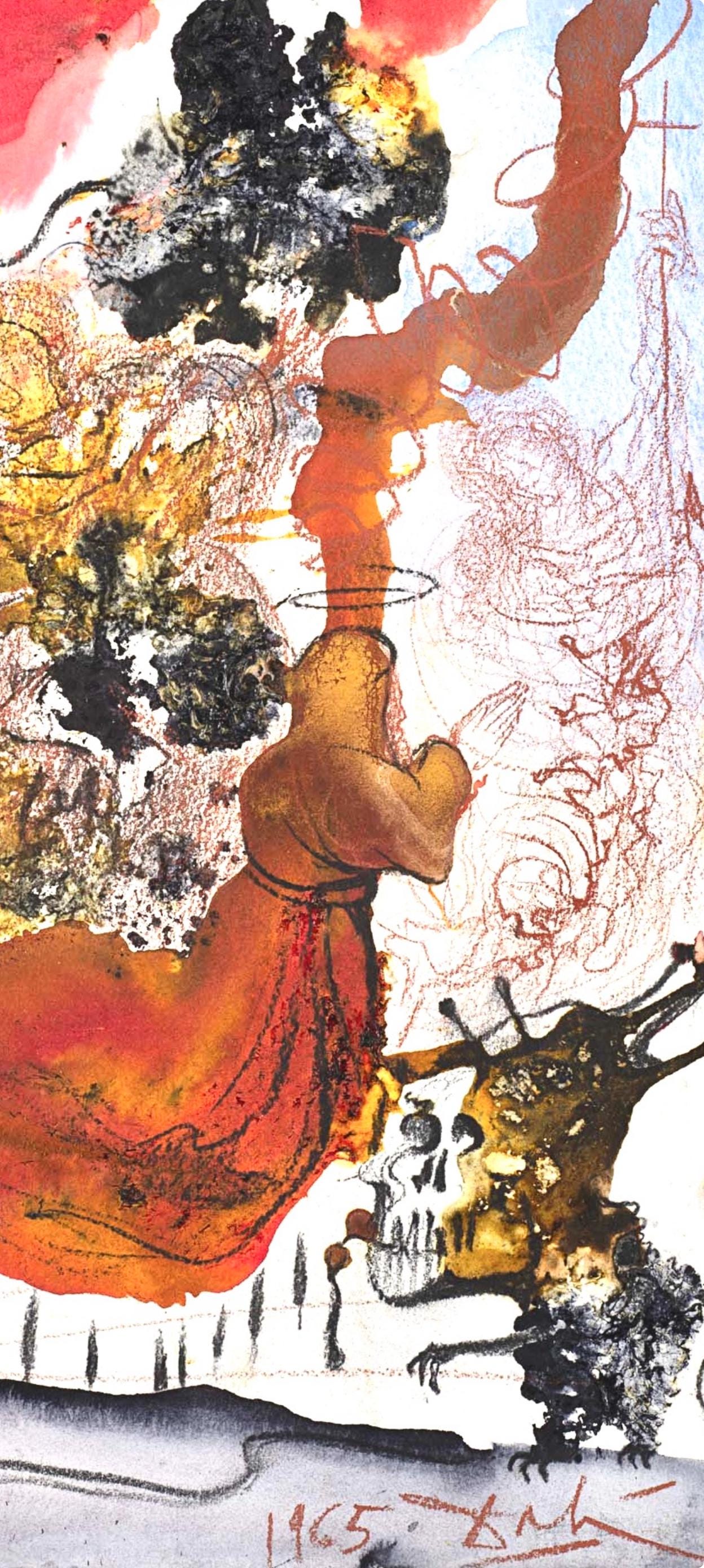 Salvador Dali, Composition (Michler/Lpsinger 1600; Field 69-3), Biblia Sacra, Lithograph