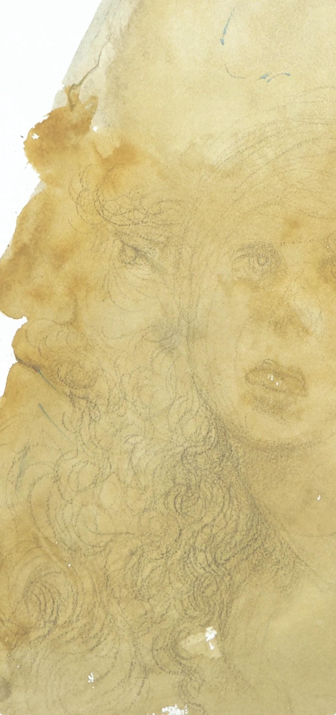 Salvador Dali, Composition (Michler/Lpsinger 1600; Field 69-3), Biblia Sacra, Lithograph