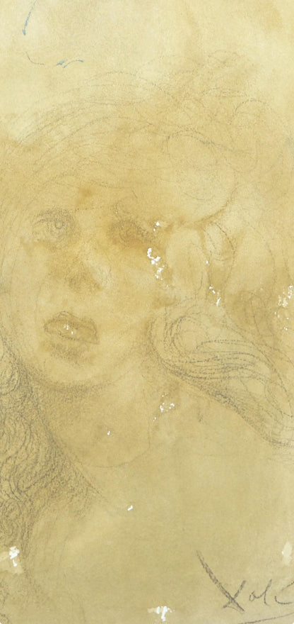 Salvador Dali, Composition (Michler/Lpsinger 1600; Field 69-3), Biblia Sacra, Lithograph