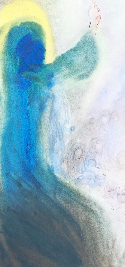 Salvador Dali, Composition (Michler/Lpsinger 1600; Field 69-3), Biblia Sacra, Lithograph