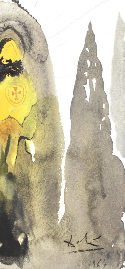 Salvador Dali, Composition (Michler/Lpsinger 1600; Field 69-3), Biblia Sacra, Lithograph