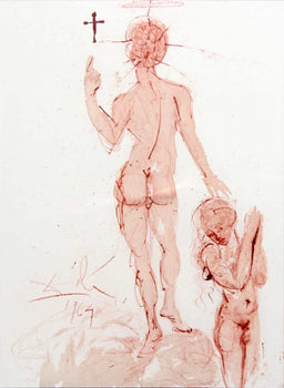 Salvador Dali, Composition (Michler/Lpsinger 1600; Field 69-3), Biblia Sacra, Lithograph