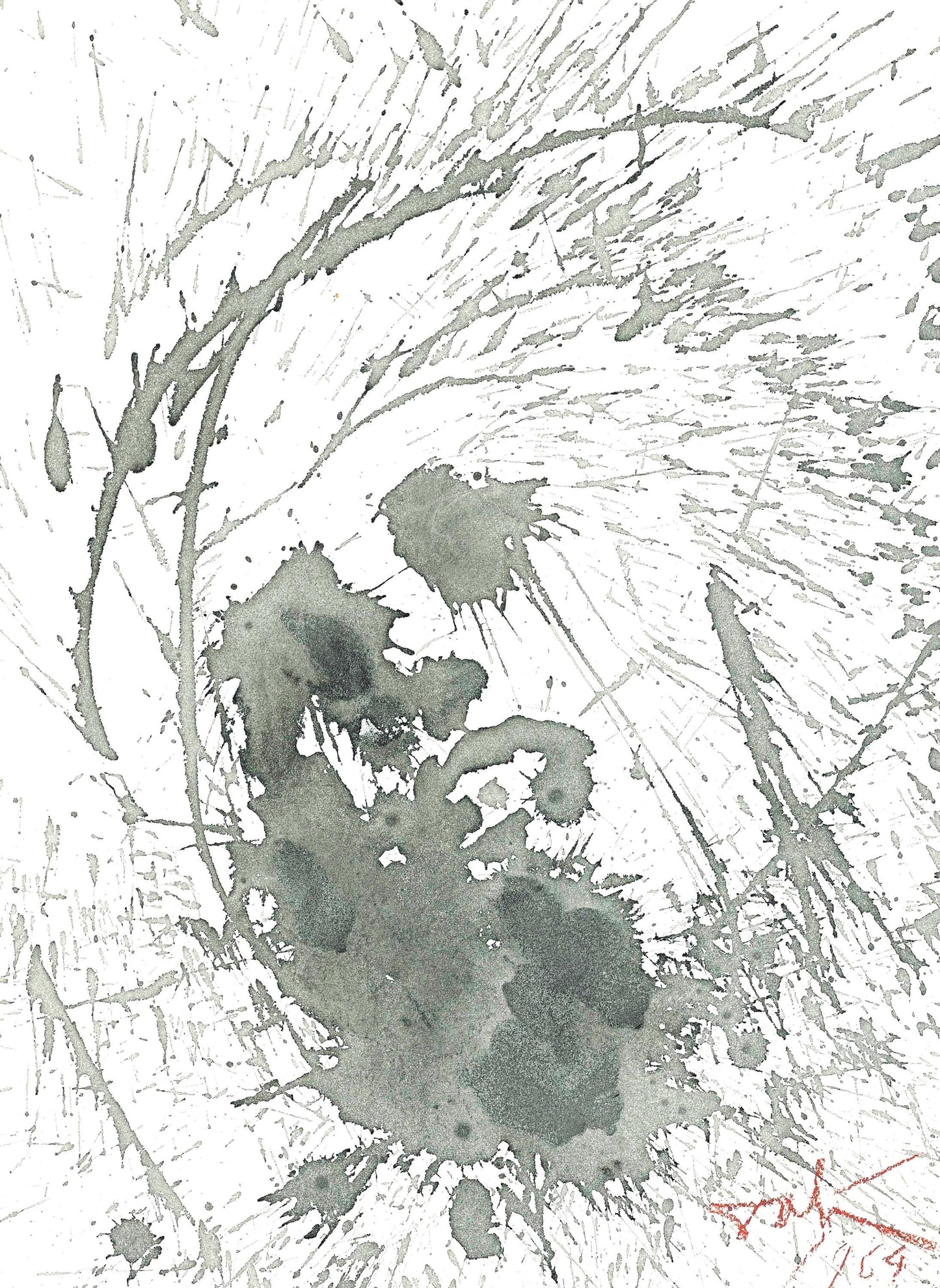 Salvador Dali, Composition (Michler/Lpsinger 1600; Field 69-3), Biblia Sacra, Lithograph