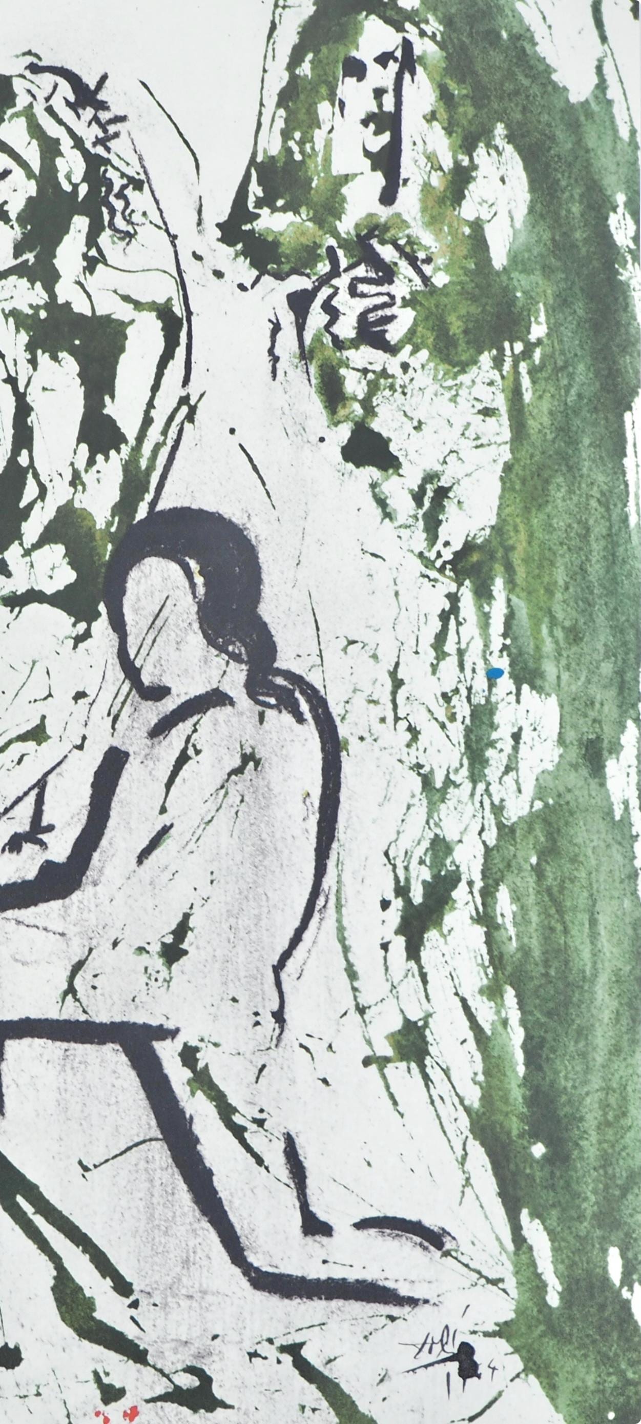 Salvador Dali, Composition (Michler/Lpsinger 1600; Field 69-3), Biblia Sacra, Lithograph