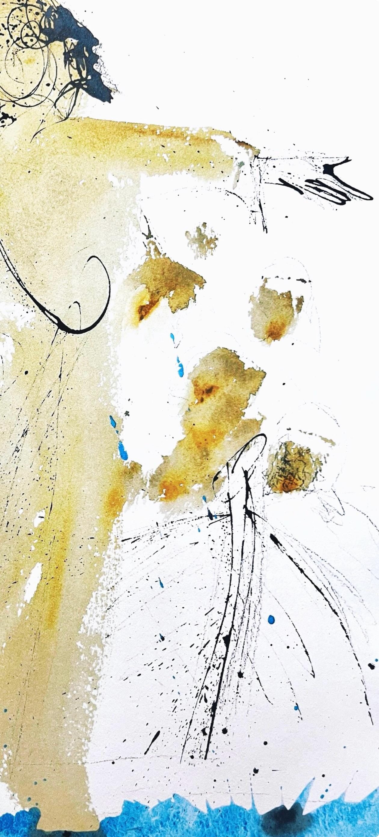 Salvador Dali, Composition (Michler/Lpsinger 1600; Field 69-3), Biblia Sacra, Lithograph