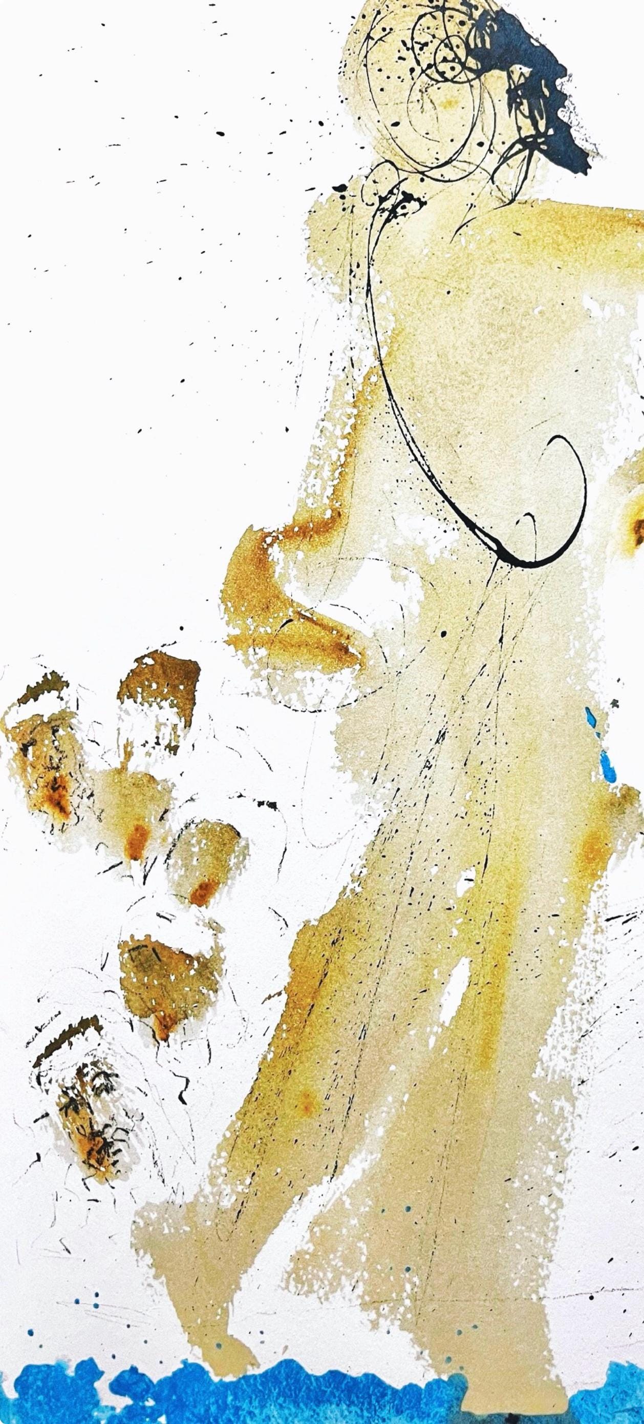 Salvador Dali, Composition (Michler/Lpsinger 1600; Field 69-3), Biblia Sacra, Lithograph