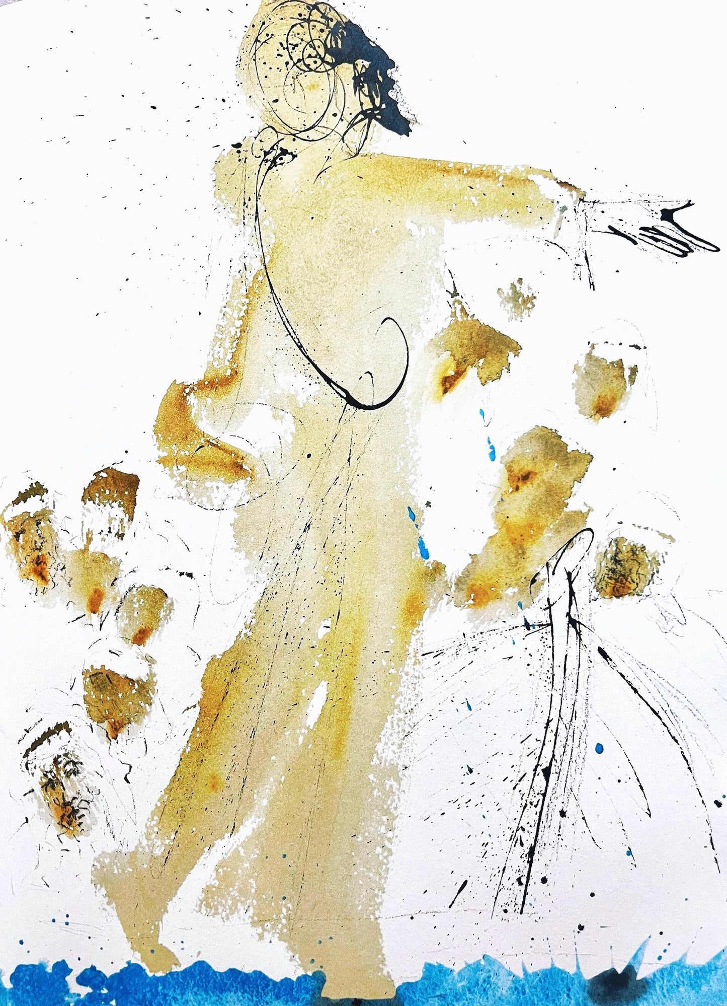 Salvador Dali, Composition (Michler/Lpsinger 1600; Field 69-3), Biblia Sacra, Lithograph