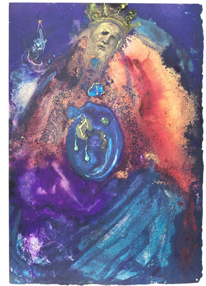 Salvador Dali, Composition (Michler/Lpsinger 1600; Field 69-3), Biblia Sacra, Lithograph