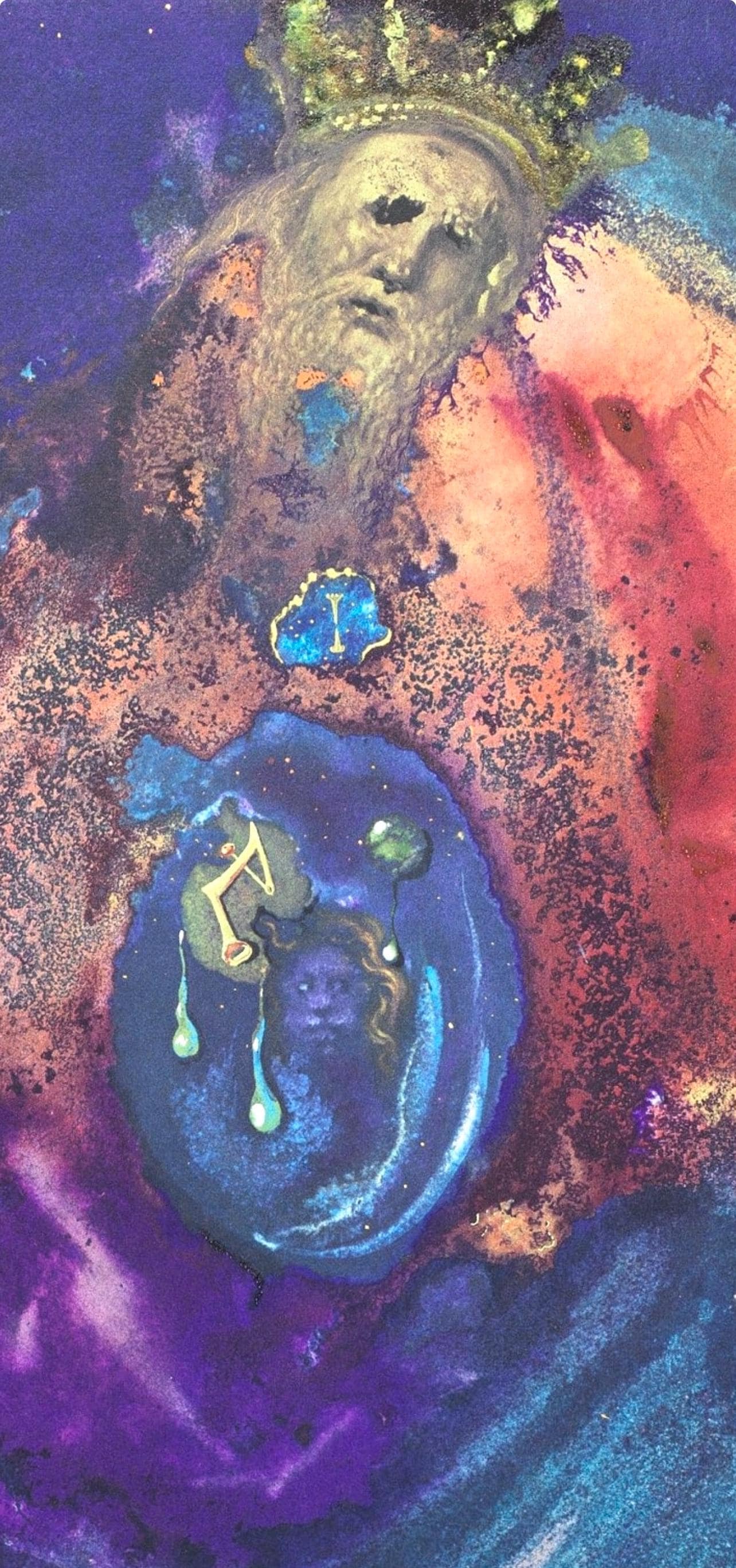 Salvador Dali, Composition (Michler/Lpsinger 1600; Field 69-3), Biblia Sacra, Lithograph