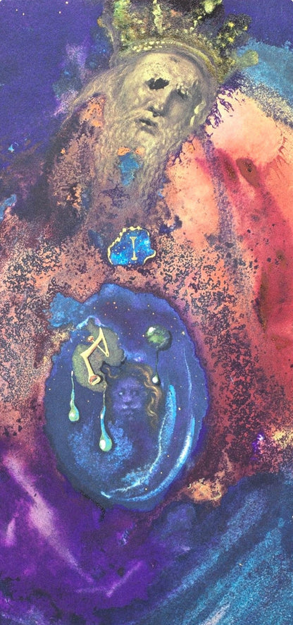 Salvador Dali, Composition (Michler/Lpsinger 1600; Field 69-3), Biblia Sacra, Lithograph