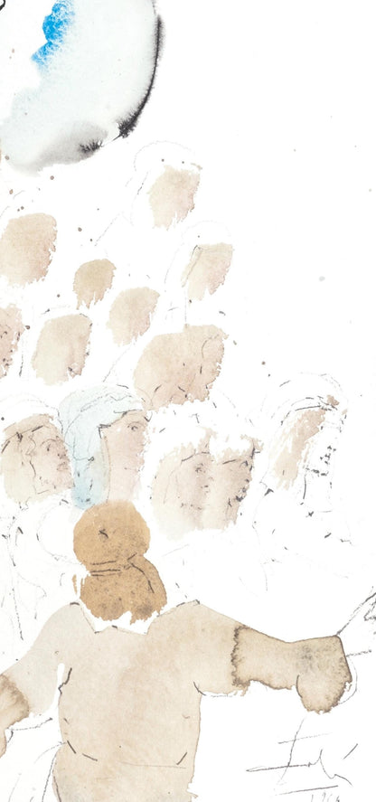 Salvador Dali, Composition (Michler/Lpsinger 1600; Field 69-3), Biblia Sacra, Lithograph