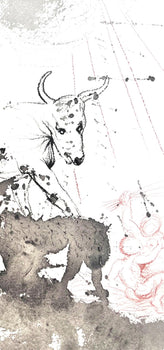 Salvador Dali, Composition (Michler/Lpsinger 1600; Field 69-3), Biblia Sacra, Lithograph