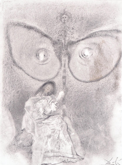 Salvador Dali, Composition (Michler/Lpsinger 1600; Field 69-3), Biblia Sacra, Lithograph