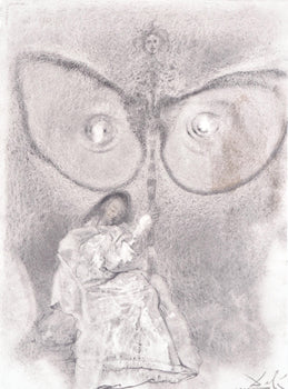 Salvador Dali, Composition (Michler/Lpsinger 1600; Field 69-3), Biblia Sacra, Lithograph