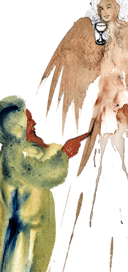 Salvador Dali, Composition (Michler/Lpsinger 1600; Field 69-3), Biblia Sacra, Lithograph