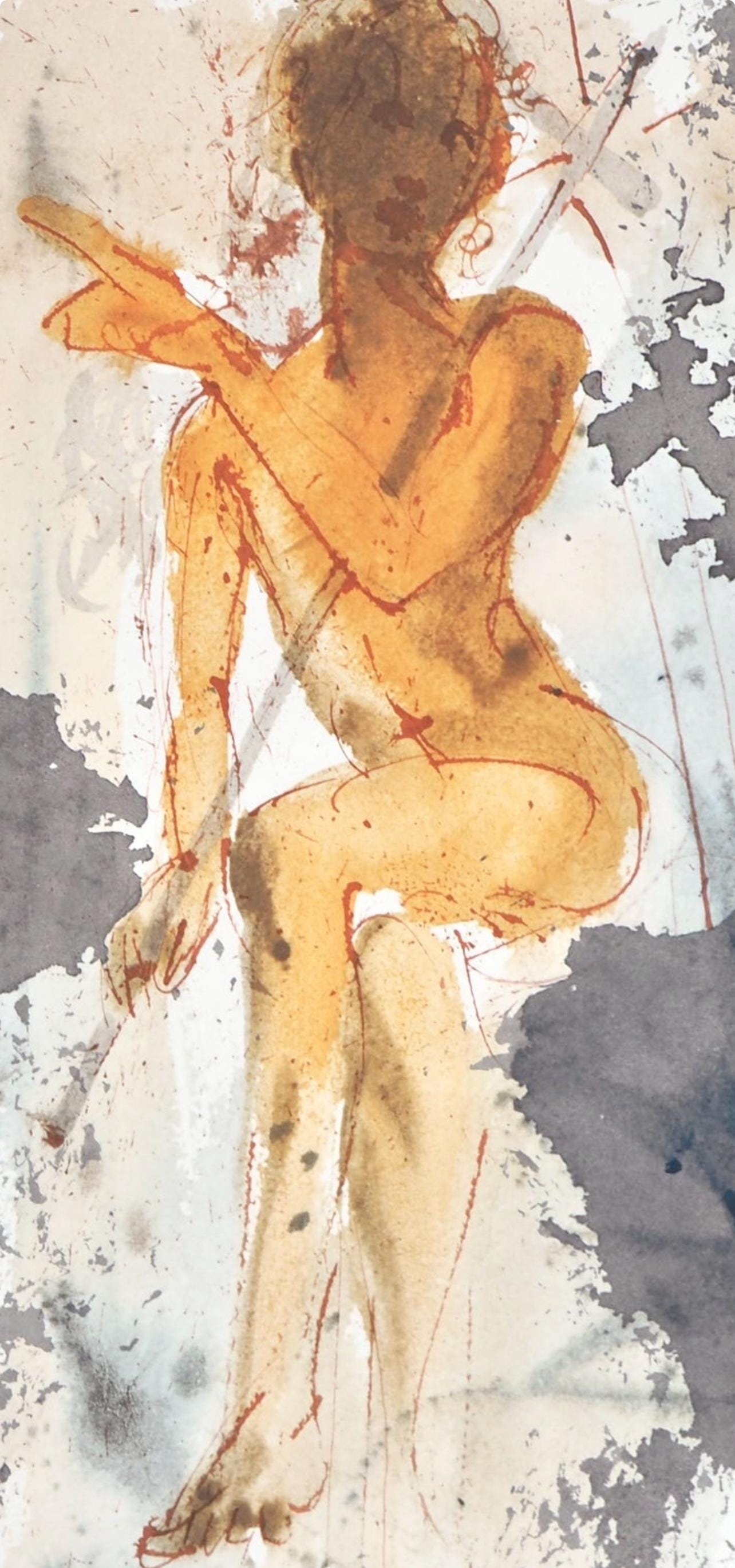 Salvador Dali, Composition (Michler/Lpsinger 1600; Field 69-3), Biblia Sacra, Lithograph