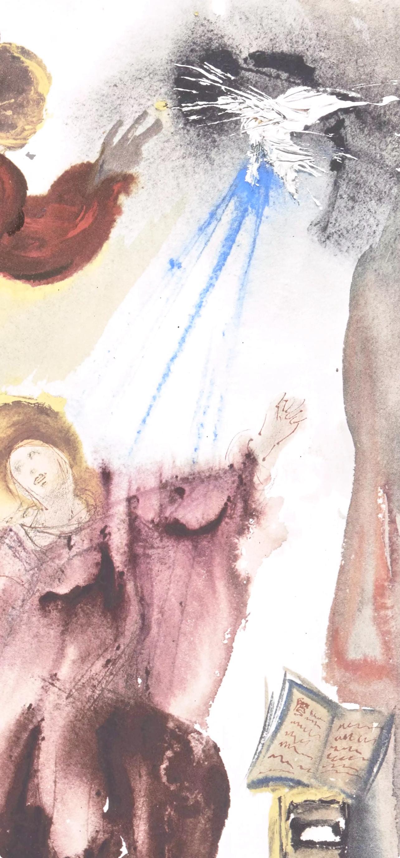 Salvador Dali, Composition (Michler/Lpsinger 1600; Field 69-3), Biblia Sacra, Lithograph