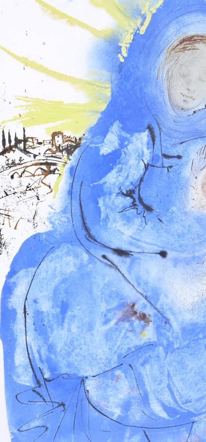 Salvador Dali, Composition (Michler/Lpsinger 1600; Field 69-3), Biblia Sacra, Lithograph