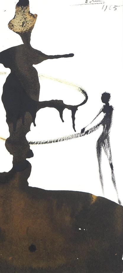 Salvador Dali, Composition (Michler/Lpsinger 1600; Field 69-3), Biblia Sacra, Lithograph