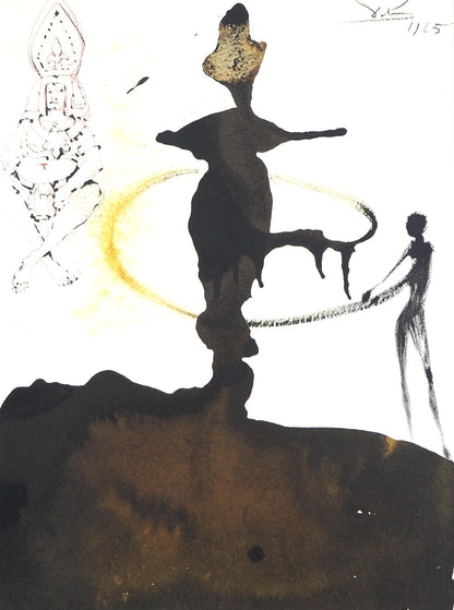 Salvador Dali, Composition (Michler/Lpsinger 1600; Field 69-3), Biblia Sacra, Lithograph