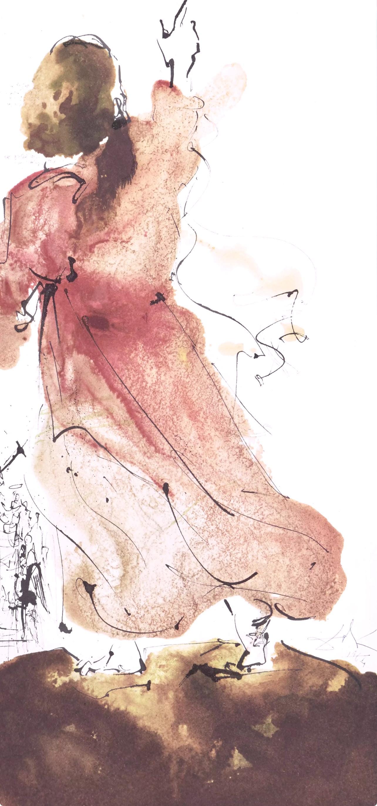 Salvador Dali, Composition (Michler/Lpsinger 1600; Field 69-3), Biblia Sacra, Lithograph