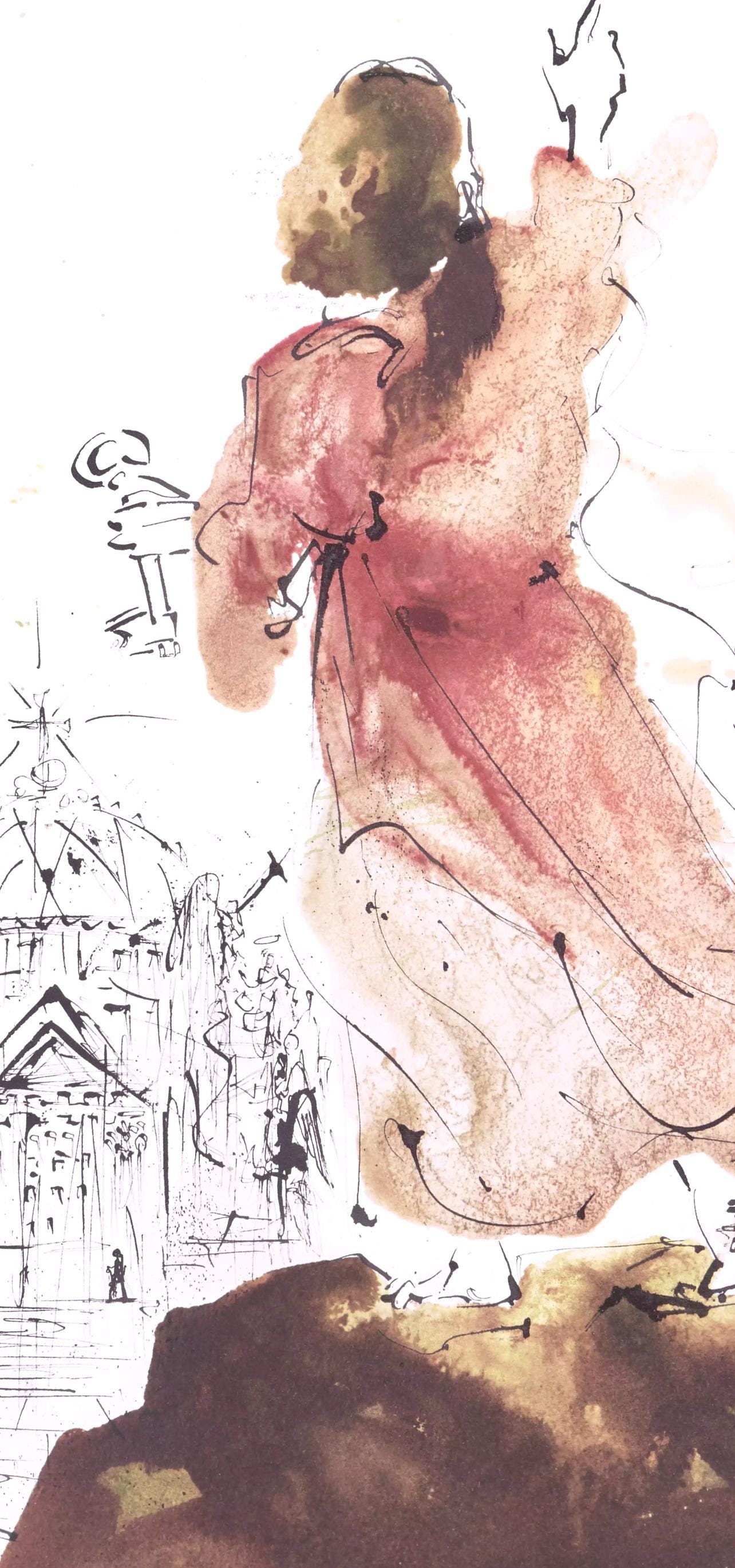 Salvador Dali, Composition (Michler/Lpsinger 1600; Field 69-3), Biblia Sacra, Lithograph