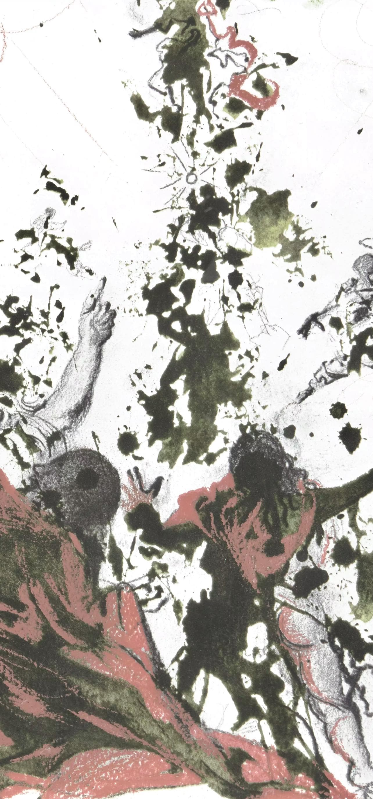 Salvador Dali, Composition (Michler/Lpsinger 1600; Field 69-3), Biblia Sacra, Lithograph