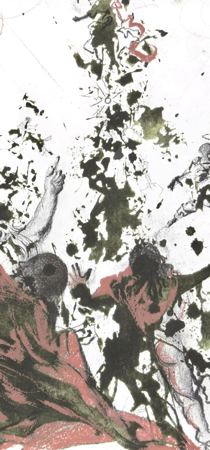 Salvador Dali, Composition (Michler/Lpsinger 1600; Field 69-3), Biblia Sacra, Lithograph