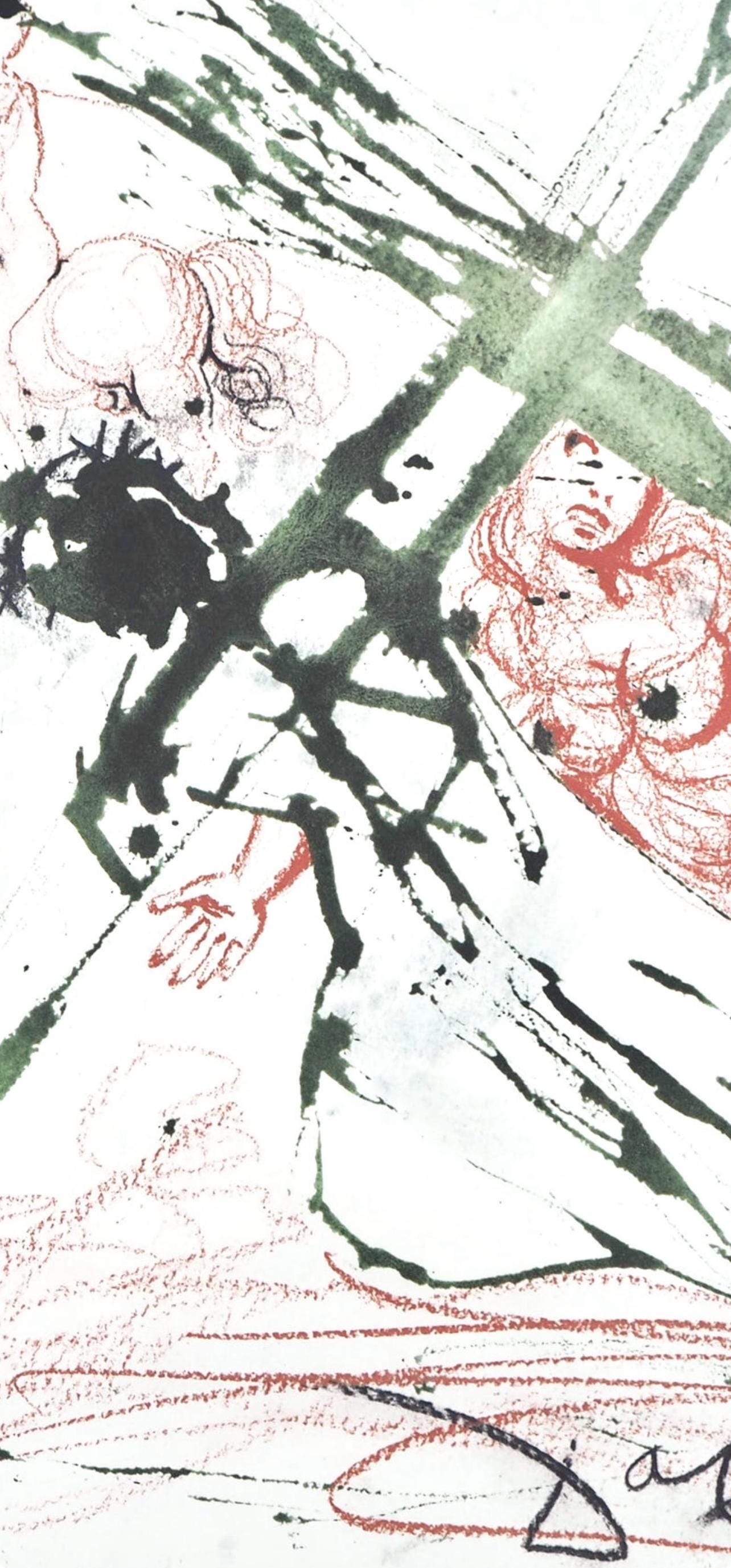 Salvador Dali, Composition (Michler/Lpsinger 1600; Field 69-3), Biblia Sacra, Lithograph