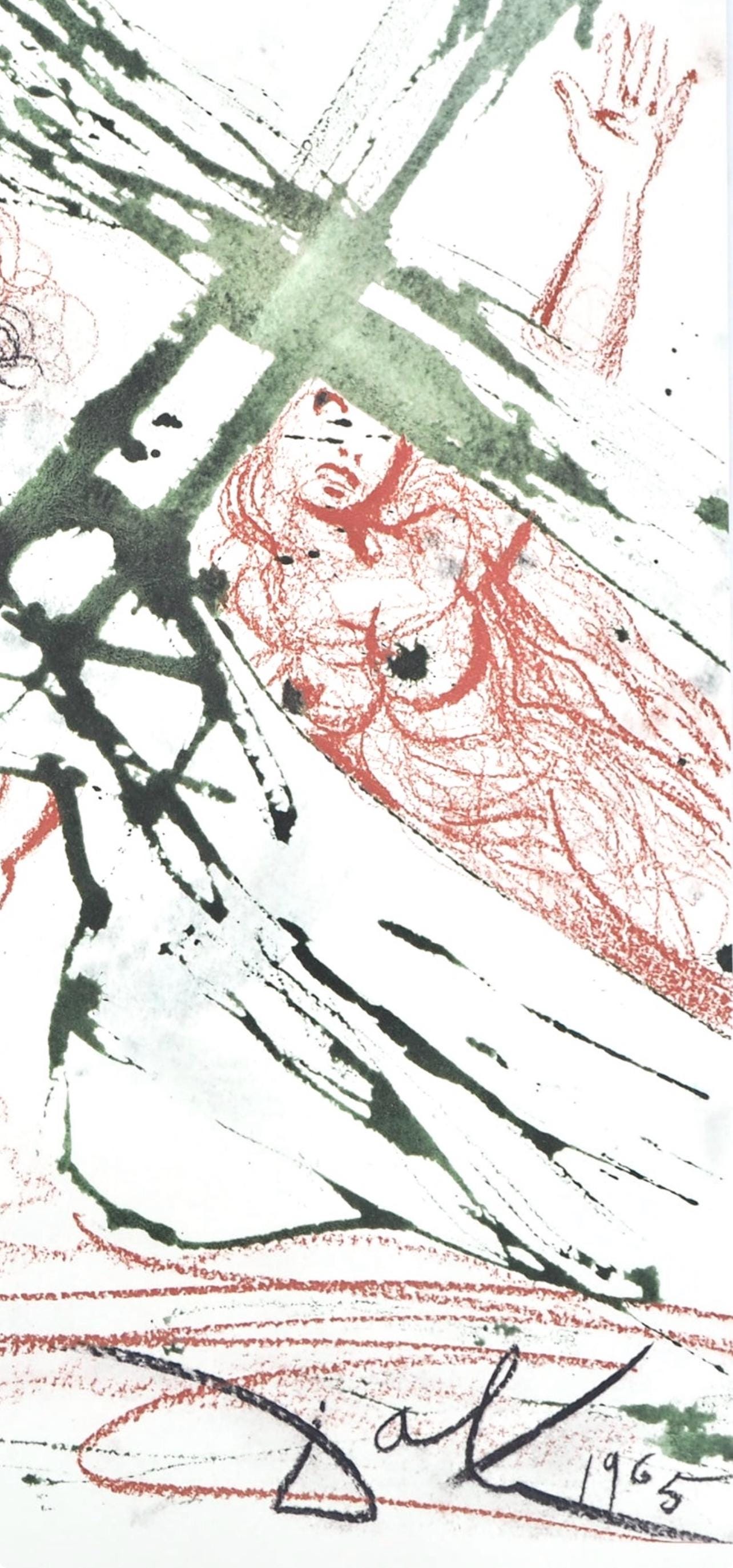 Salvador Dali, Composition (Michler/Lpsinger 1600; Field 69-3), Biblia Sacra, Lithograph