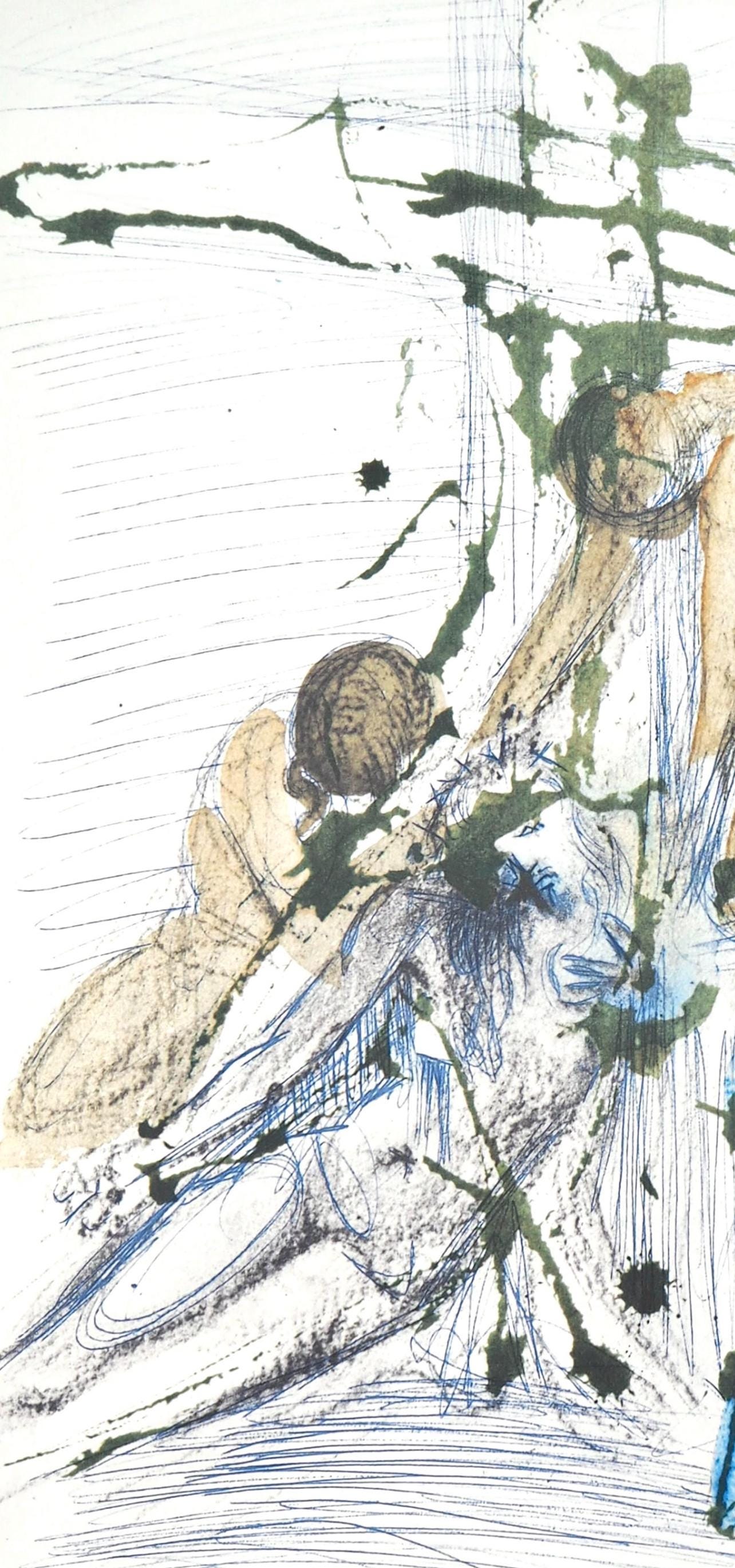 Salvador Dali, Composition (Michler/Lpsinger 1600; Field 69-3), Biblia Sacra, Lithograph