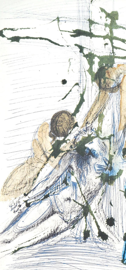 Salvador Dali, Composition (Michler/Lpsinger 1600; Field 69-3), Biblia Sacra, Lithograph