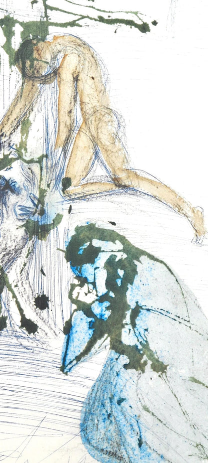 Salvador Dali, Composition (Michler/Lpsinger 1600; Field 69-3), Biblia Sacra, Lithograph