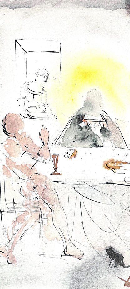 Salvador Dali, Composition (Michler/Lpsinger 1600; Field 69-3), Biblia Sacra, Lithograph