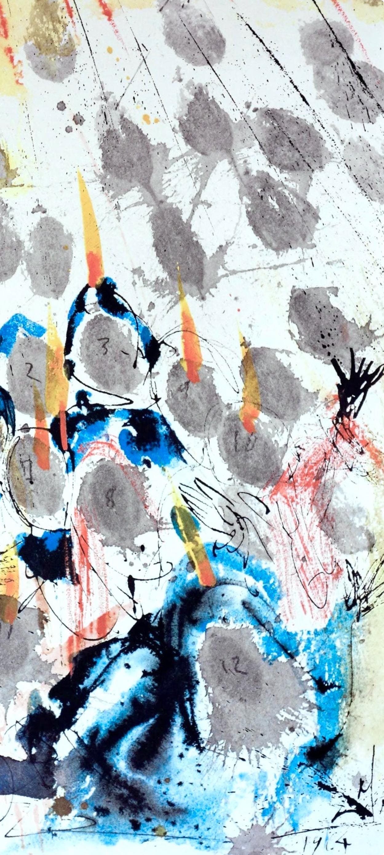 Salvador Dali, Composition (Michler/Lpsinger 1600; Field 69-3), Biblia Sacra, Lithograph